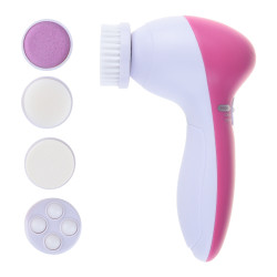 5 in 1 Facial Cleansing Brush- Face Spin Brush Set, Deep Cleansing, Gentle Exfoliating, Removing Blackheads, Massaging, Face and Body