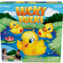 Pressman Toy Lucky Ducks Game for Kids Ages 3 and Up